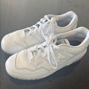 New Balance White Men's 550 Classic Low-Top Sneakers